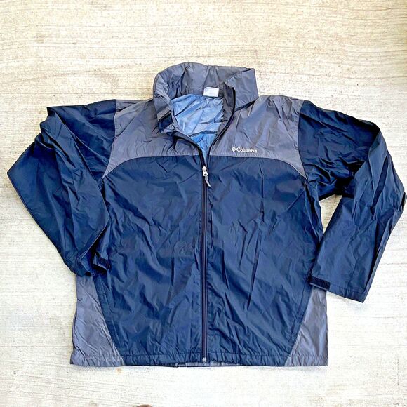 Columbia Other - Columbia Glennaker Lake II Rain Jacket Mens XL Gray Black Packable Windbreaker